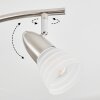 Chapod Lámpara de Techo LED Cromo, Níquel-mate, 6 luces