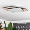 Barullu Lámpara de Techo LED Madera clara, Negro, Blanca, 1 luz