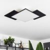 Barullu Lámpara de Techo LED Madera clara, Negro, Blanca, 1 luz