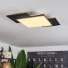 Barullu Lámpara de Techo LED Madera clara, Negro, Blanca, 1 luz