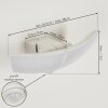 Carnetin Aplique para exterior LED Blanca, 2 luces