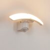 Carnetin Aplique para exterior LED Blanca, 2 luces, Sensor de movimiento