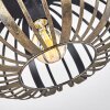 Oravi Lámpara de Techo Negro-dorado, 1 luz