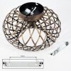 Oravi Lámpara de Techo Antiguo, dorado, 1 luz