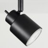 Nestavel Lámpara de Techo LED Negro, 3 luces