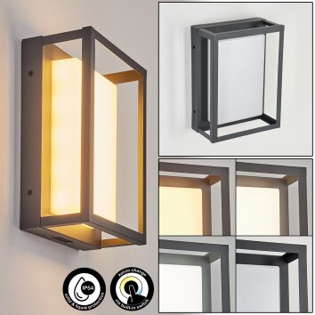 Nonza Aplique para exterior LED Antracita, 1 luz