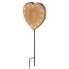 Globo HERZ Lámpara solar LED Color madera, 13 luces