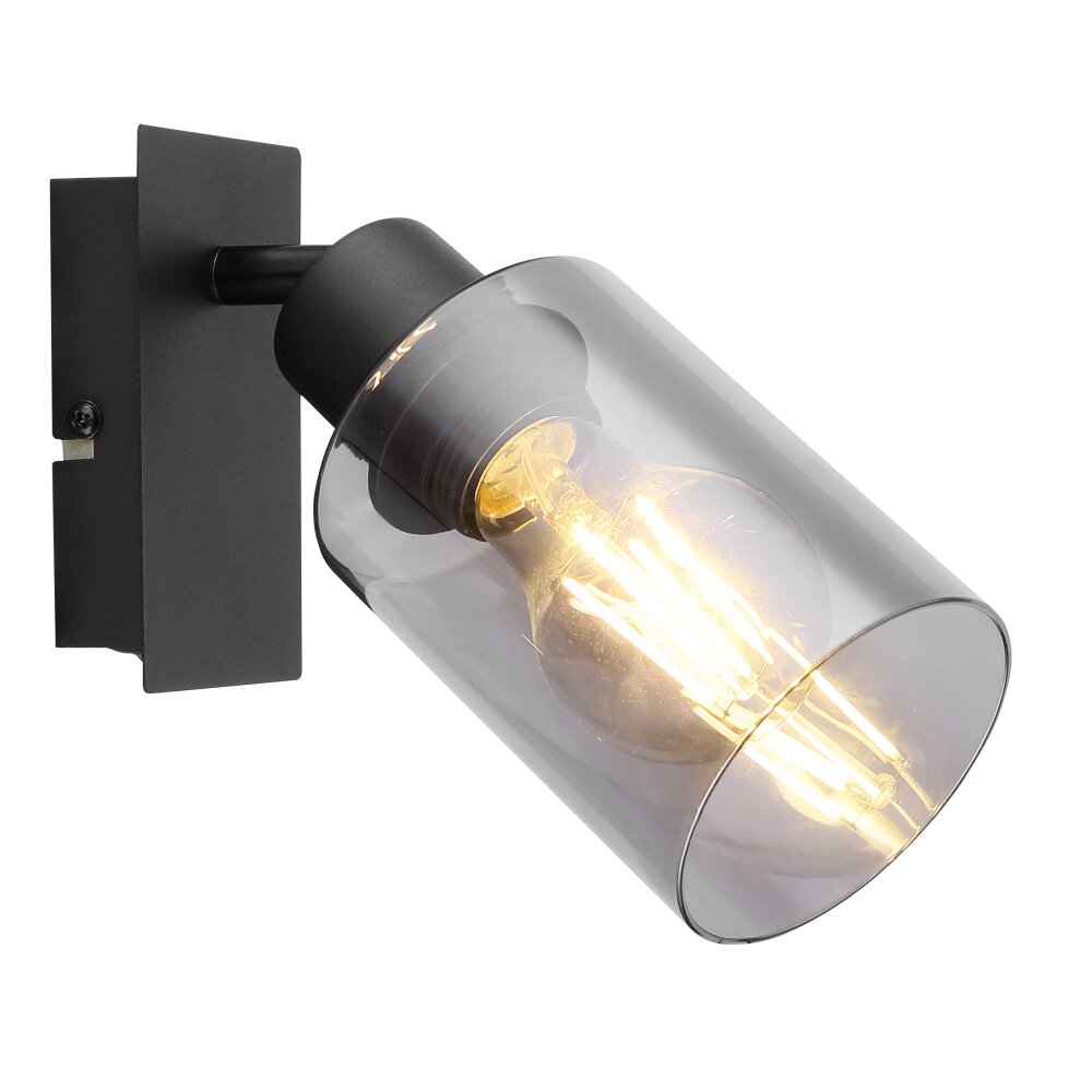 Globo HADERA Aplique Negro, 1 luz main product photo