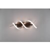 Trio Sequence Aplique LED Aluminio, Negro, 1 luz
