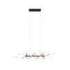 Trio Sequence Lámpara Colgante LED Aluminio, Negro, 1 luz
