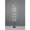 Trio Sequence Lámpara de Pie LED Latón, Negro, 1 luz