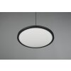 Trio Tray Lámpara Colgante LED Negro, 1 luz