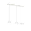 Trio Tray Lámpara Colgante LED Blanca, 3 luces