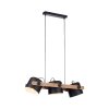 Leuchten-Direkt CUP Lámpara Colgante Negro, 3 luces