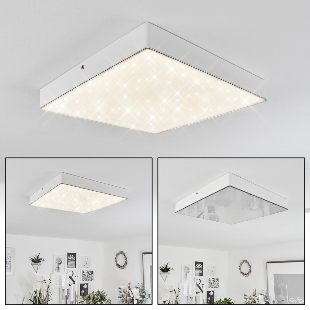Mentque Lámpara de Techo LED Blanca, 1 luz main product photo