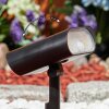 Usmagama Solar Foco proyector jardin LED Negro, 1 luz, Sensor de movimiento, Cambia de color