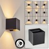 Tamarin Aplique para exterior LED Negro, 2 luces