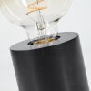 Fontannes Lámpara de mesa Negro, 1 luz