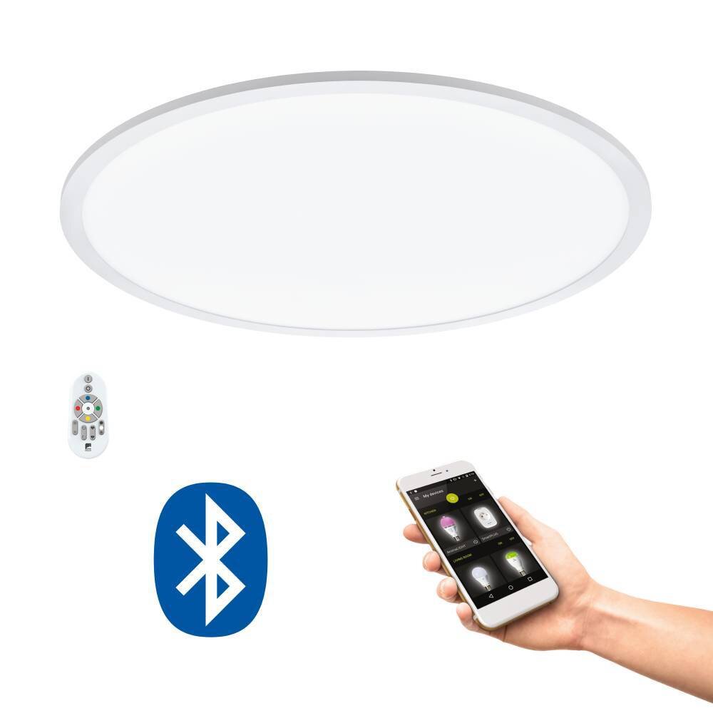 Eglo SARSINA-C Lámpara de Techo LED Blanca, 1 luz, Mando a distancia, Cambia de color main product photo