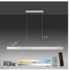 Paul Neuhaus PURE-MOTO Lámpara Colgante LED Aluminio, 3 luces, Mando a distancia
