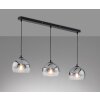 Fischer & Honsel Amos Lámpara Colgante Negro, 3 luces