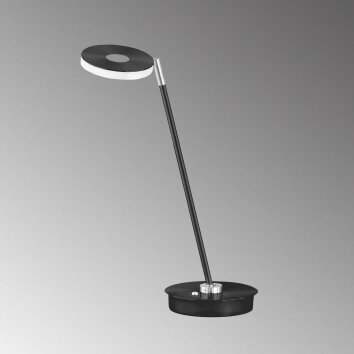 Fischer & Honsel Dent Lámpara de mesa LED Negro, 1 luz