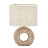 Fischer & Honsel Hanke Lámpara de mesa Color madera, 1 luz
