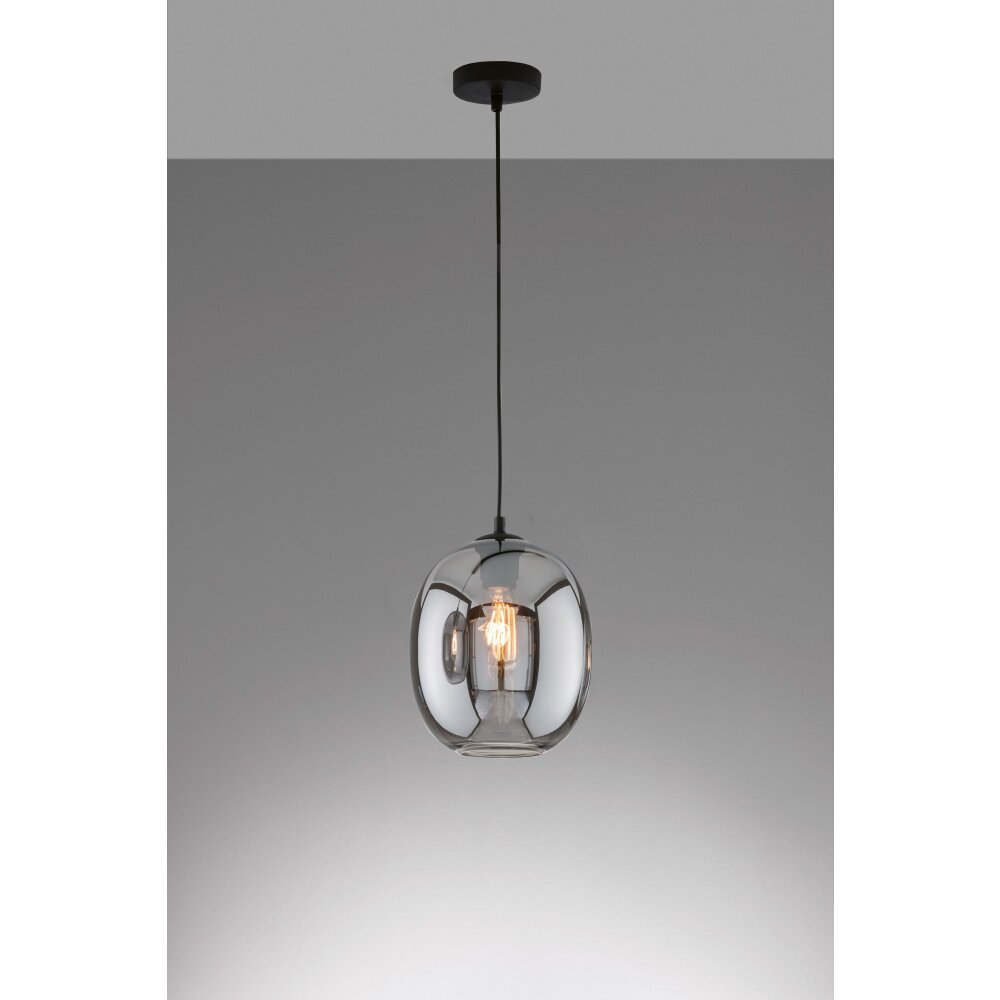 Fischer & Honsel Nayla Lámpara Colgante Negro, 1 luz main product photo