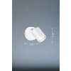 Fischer & Honsel Vano Aplique Blanca, 1 luz