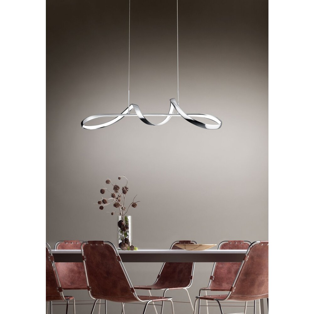 Reality Perugia Lámpara Colgante LED Cromo, 1 luz main product photo