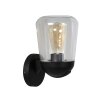 Lucide TULSA Aplique para exterior Negro, 1 luz