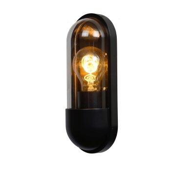 Lucide CAPSULE Aplique para exterior Negro, 1 luz