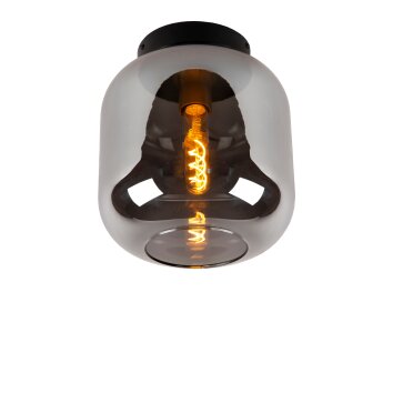 Lucide JOANET Lámpara de Techo Negro, 1 luz