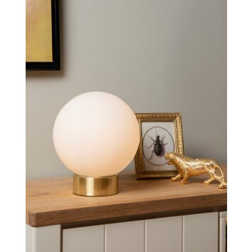 Lucide JORIT Lámpara de mesa dorado, Latón, 1 luz