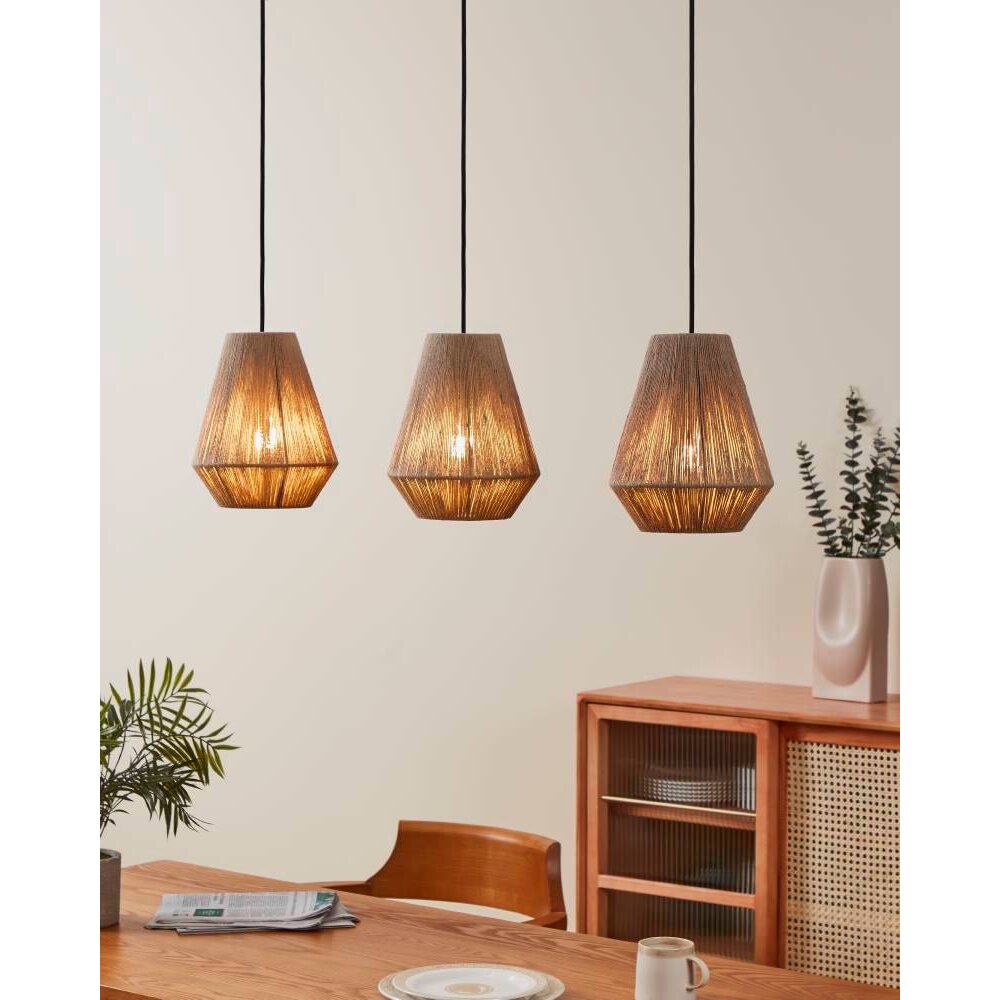 Eglo ALDERNEY Lámpara Colgante Negro, 3 luces main product photo
