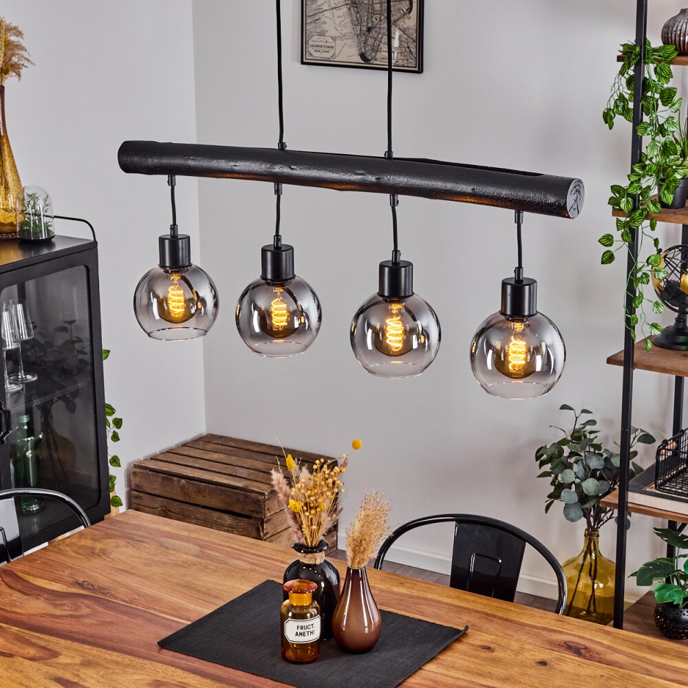 Vouhet Lámpara Colgante Negro, 4 luces main product photo