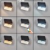 Estampes Luminaria de pared solar LED Antracita, 1 luz, Sensor de movimiento