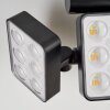 Estampes Luminaria de pared solar LED Antracita, 1 luz, Sensor de movimiento