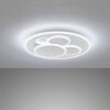 Fischer & Honsel Dots Lámpara de Techo LED Blanca, 1 luz, Mando a distancia