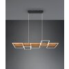 Trio Harper Lámpara Colgante LED Negro, 1 luz