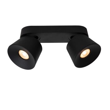 Lucide TRIGONO Lámpara de Techo Negro, 2 luces