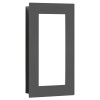 LCD Lamberg Aplique para exterior LED Gris, 1 luz