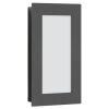 LCD Lamberg Aplique para exterior LED Gris, 1 luz, Sensor de movimiento