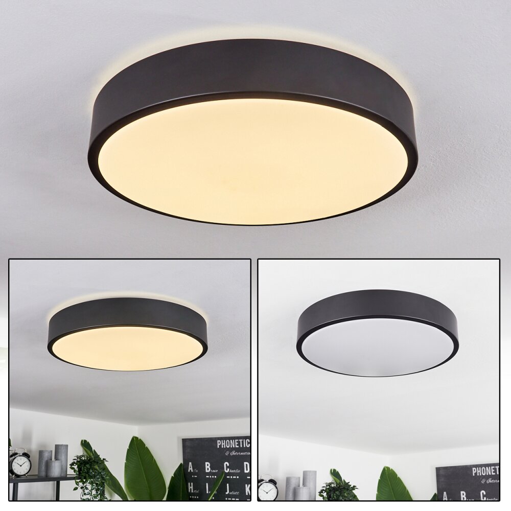 Samaira Lámpara de Techo LED Negro, 1 luz main product photo