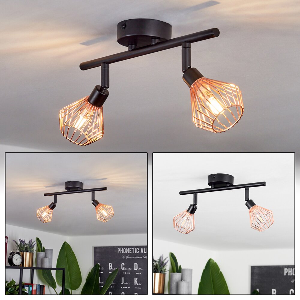 Grönhöj Lámpara de Techo Negro, 2 luces main product photo