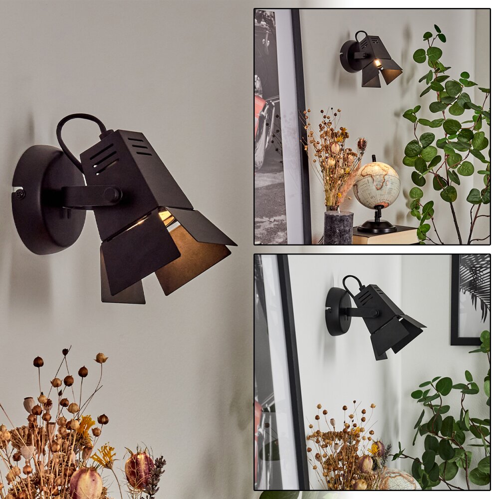 Isanay Aplique LED Negro, 1 luz main product photo