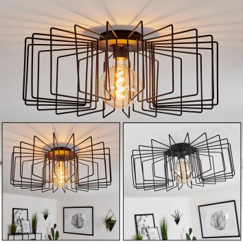Balaze Lámpara de Techo Negro, 1 luz