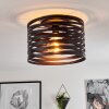 Bust Lámpara de Techo Negro, 1 luz