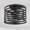 Bust Lámpara de Techo Negro, 1 luz