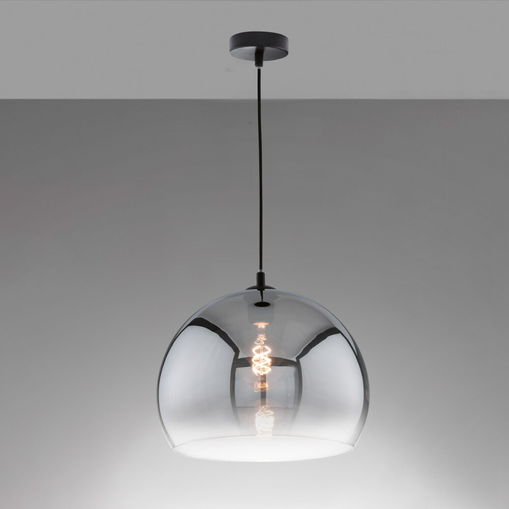 Fischer & Honsel Amos Lámpara Colgante Negro, 1 luz main product photo